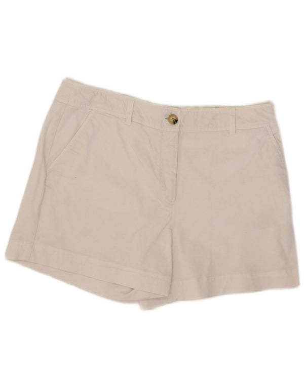 Hobbs Chino Shorts til kvinder UK 16 Large W36 White Bomuld
