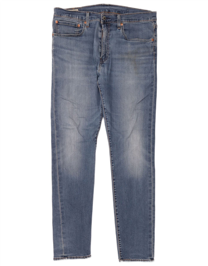 Levi's Slim Jeans til mænd W34 L32 blå bomuld