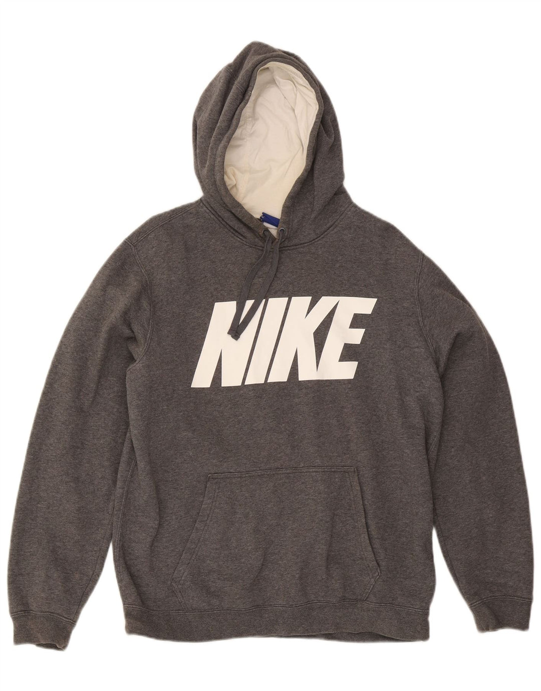Nike grafisk hættetrøje til mænd mellemgrå bomuld
