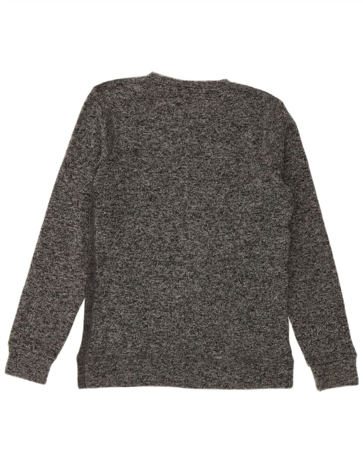 Quiksilver Sweatshirt til mænd XS Grå Flecked Polyester