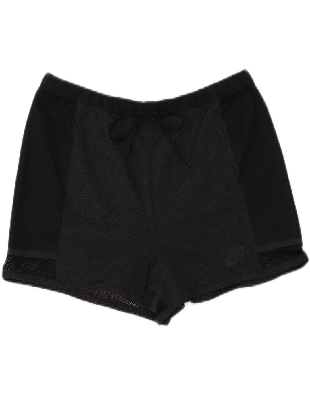 NIKE Womens Sport Shorts UK 10 Small Black Colourblock Vintage Nike and Second-Hand Nike from Messina Hembry 