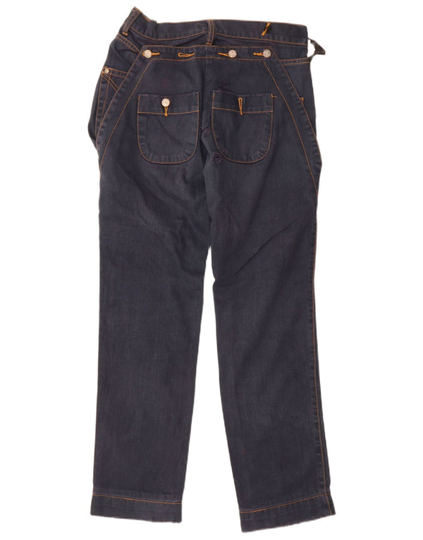 Frankie Morello Dame Straight Jeans W30 L30 Navy Blue
