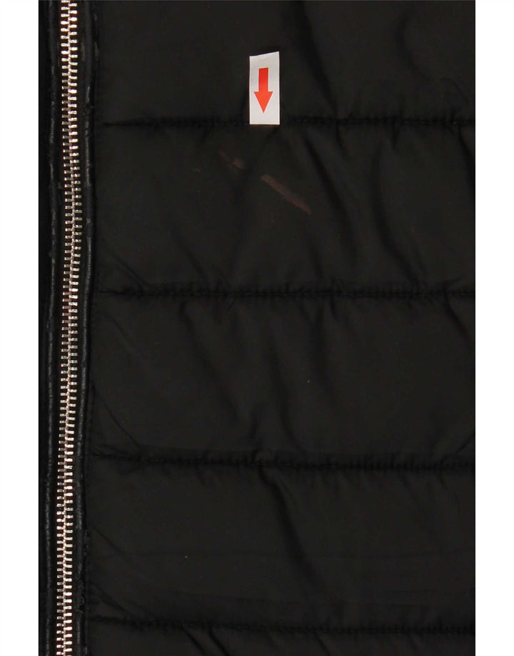 Zara Dame Trafaluc polstret jakke UK 16 Stor sort nylon