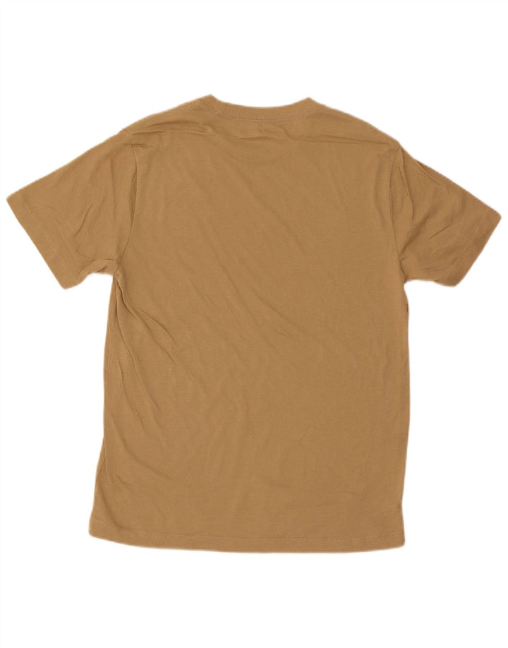 True Religion Herre grafisk T-shirt Top Medium Beige Bomuld