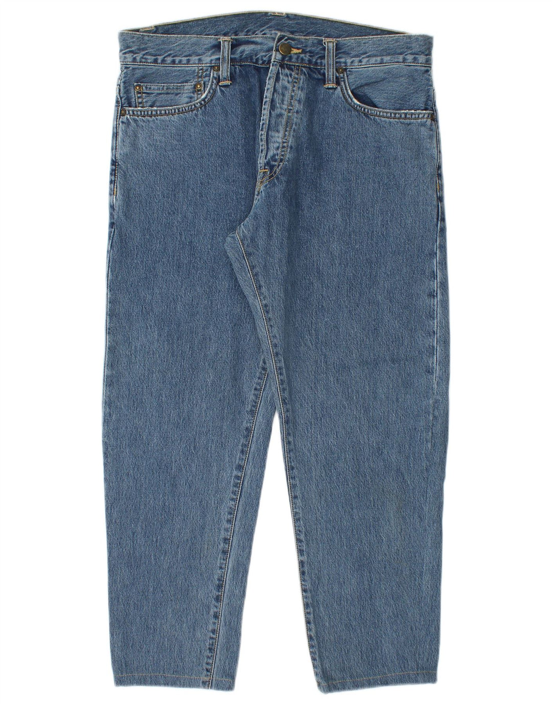 CARHARTT Herre Klondike Tapered Jeans W31 L25 Blå Bomuld