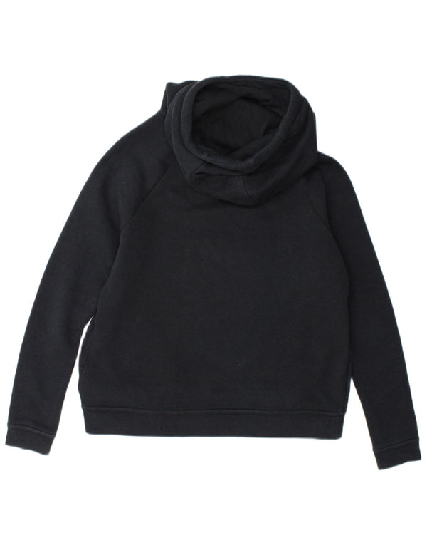 Nike Dame Oversized Hoodie Jumper UK 10 Small Navy Blue Bomuld