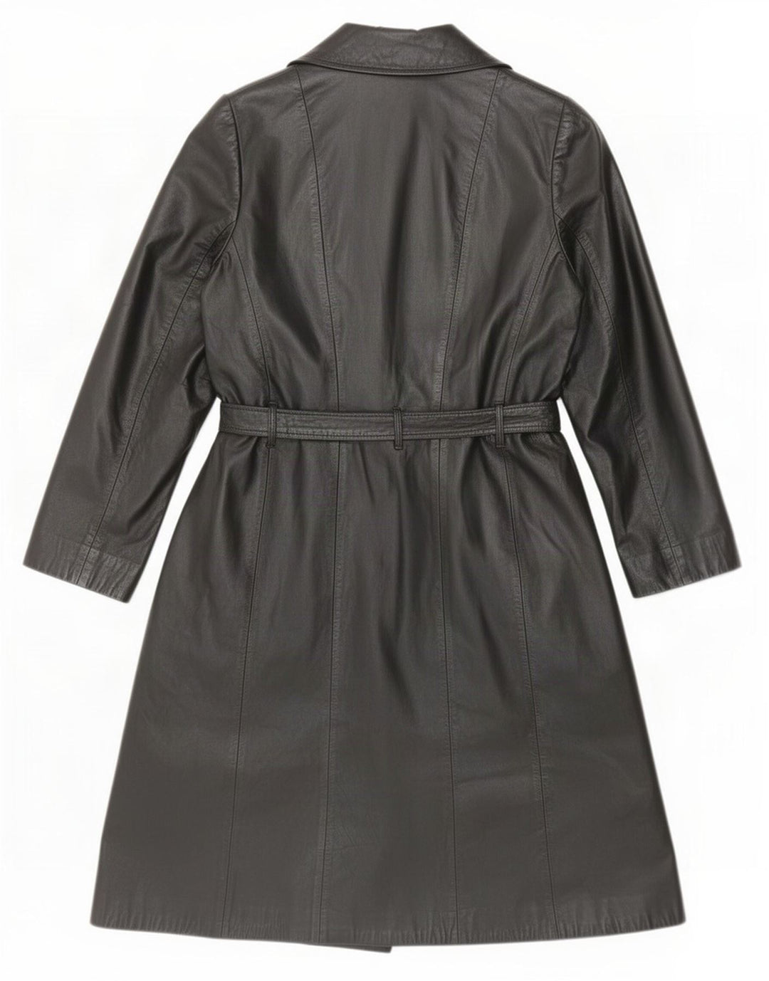 Vintage læderfrakke til kvinder IT 46 Large Black