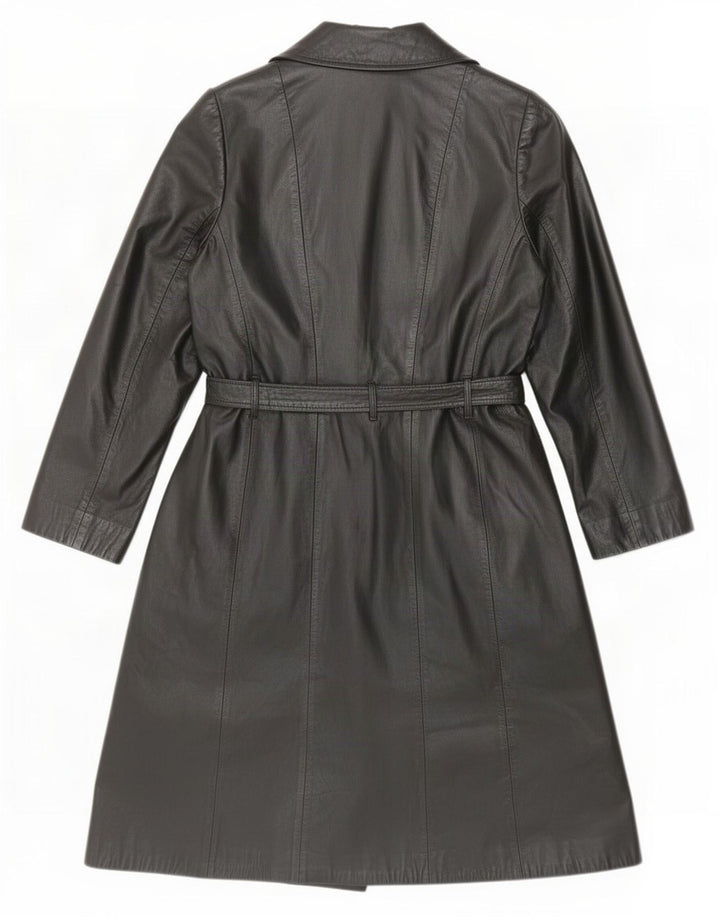 Vintage læderfrakke til kvinder IT 46 Large Black