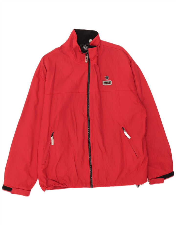 North Sails Herre Windbreaker Jacket UK 42 XL Rød Polyamid