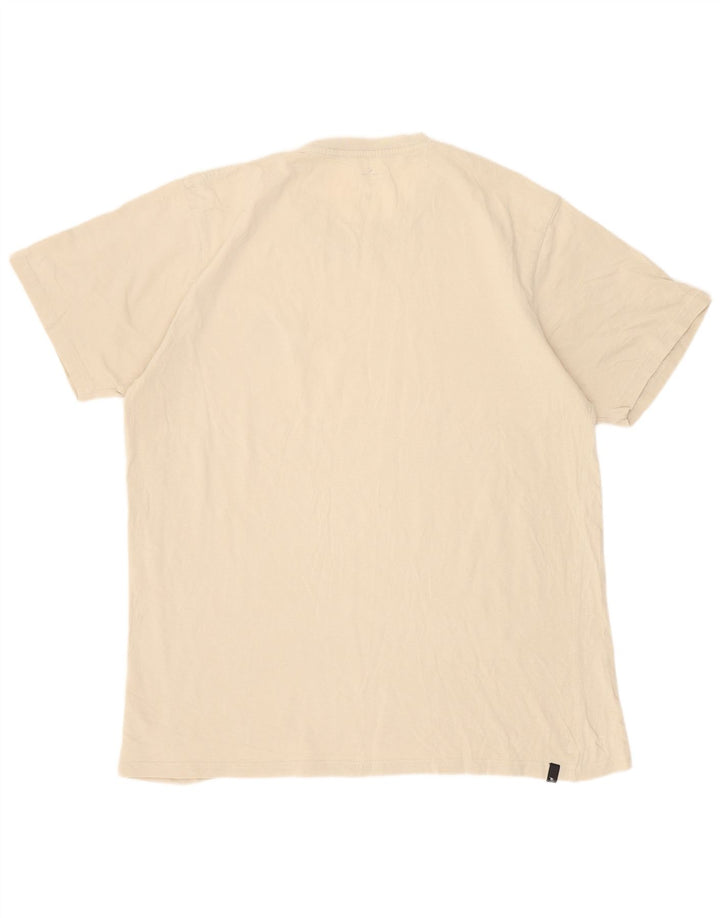 Rip Curl Herre T-Shirt Top Stor Beige