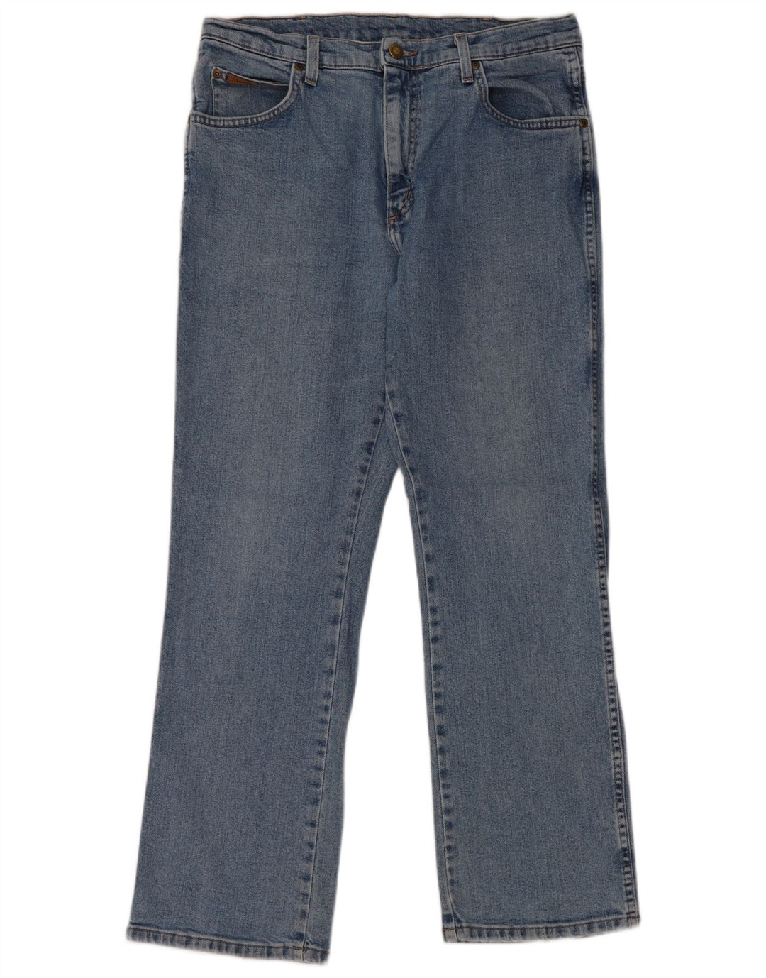 Wrangler Straight Jeans til mænd W34 L30 blå bomuld