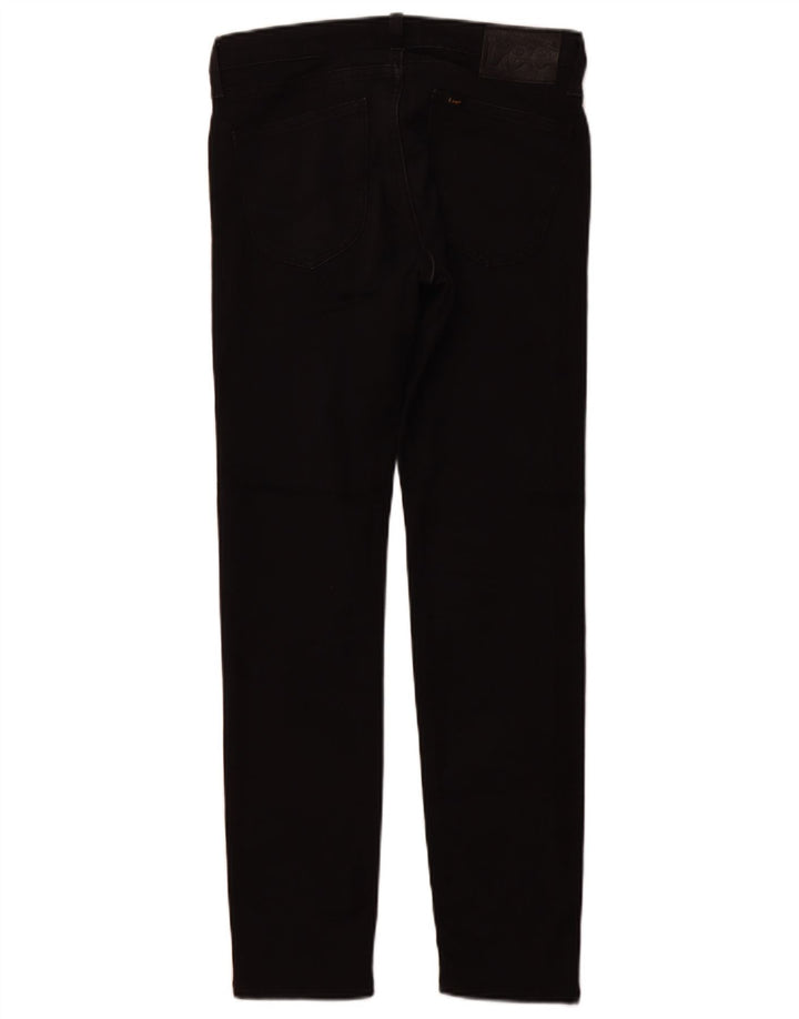 LEE Womens Malone Skinny Jeans W28 L30  Black Cotton