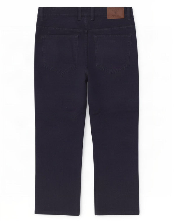 Gant Herre Jason Regular Fit Straight Jeans W33 L25 Marineblå Bomuld