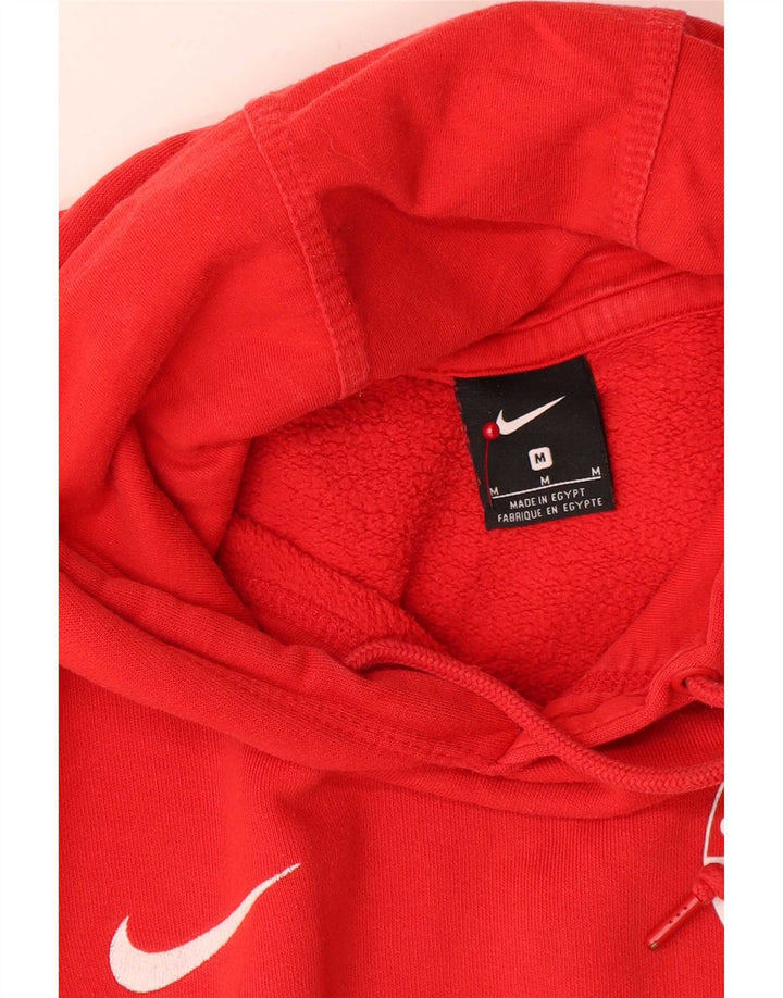 Nike Herre grafisk hættetrøje Jumper Medium Rød Bomuld