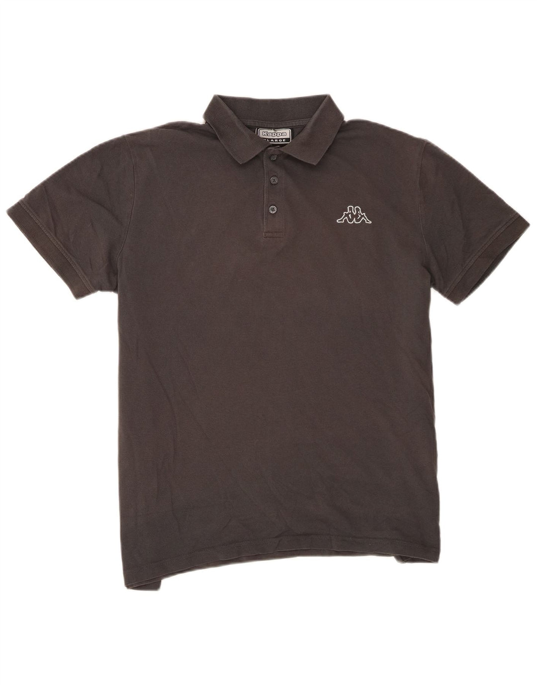 Kappa herre poloshirt XL grå bomuld