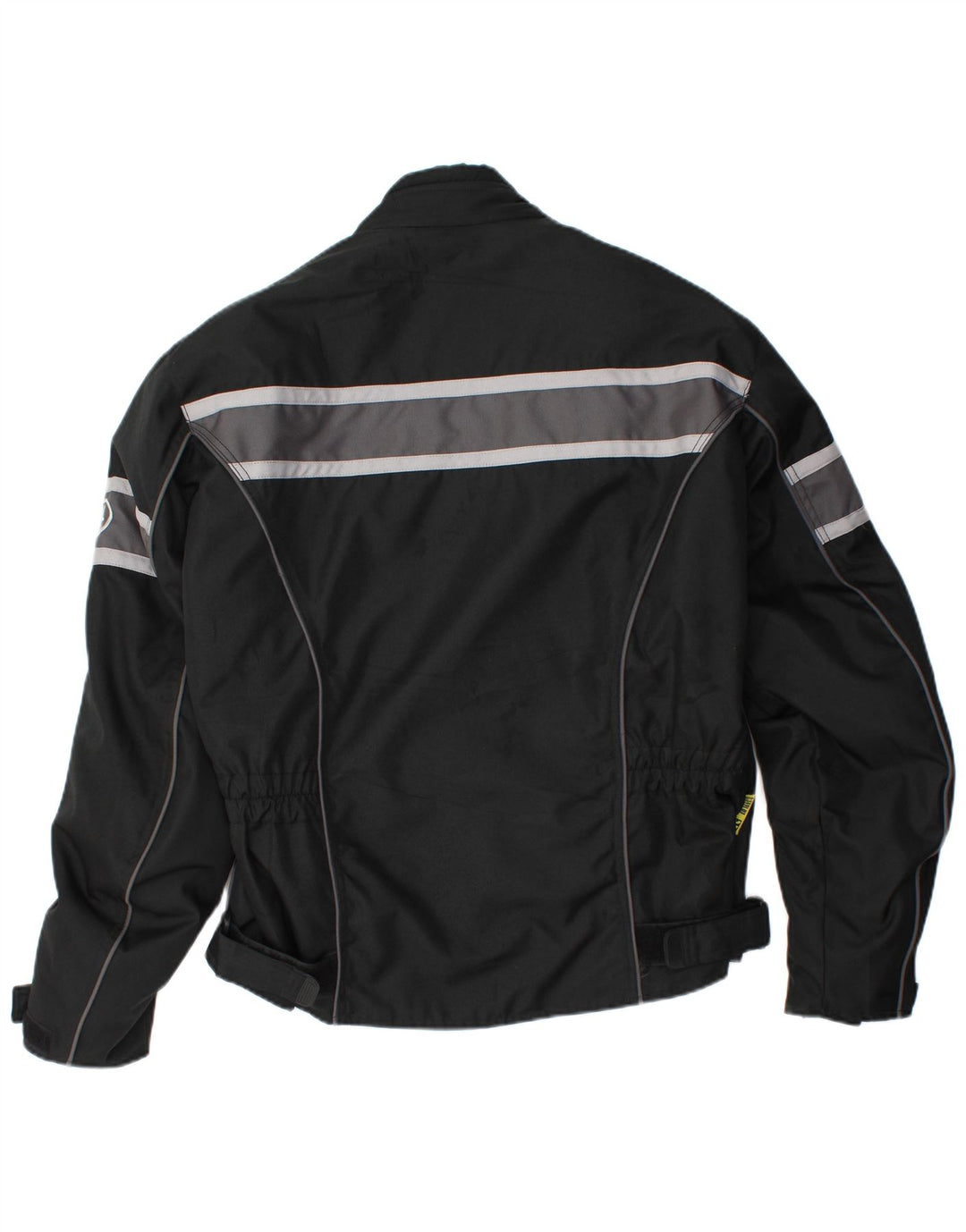 Vintage Herre Racer Jakke UK 42 XL Sort Stribet