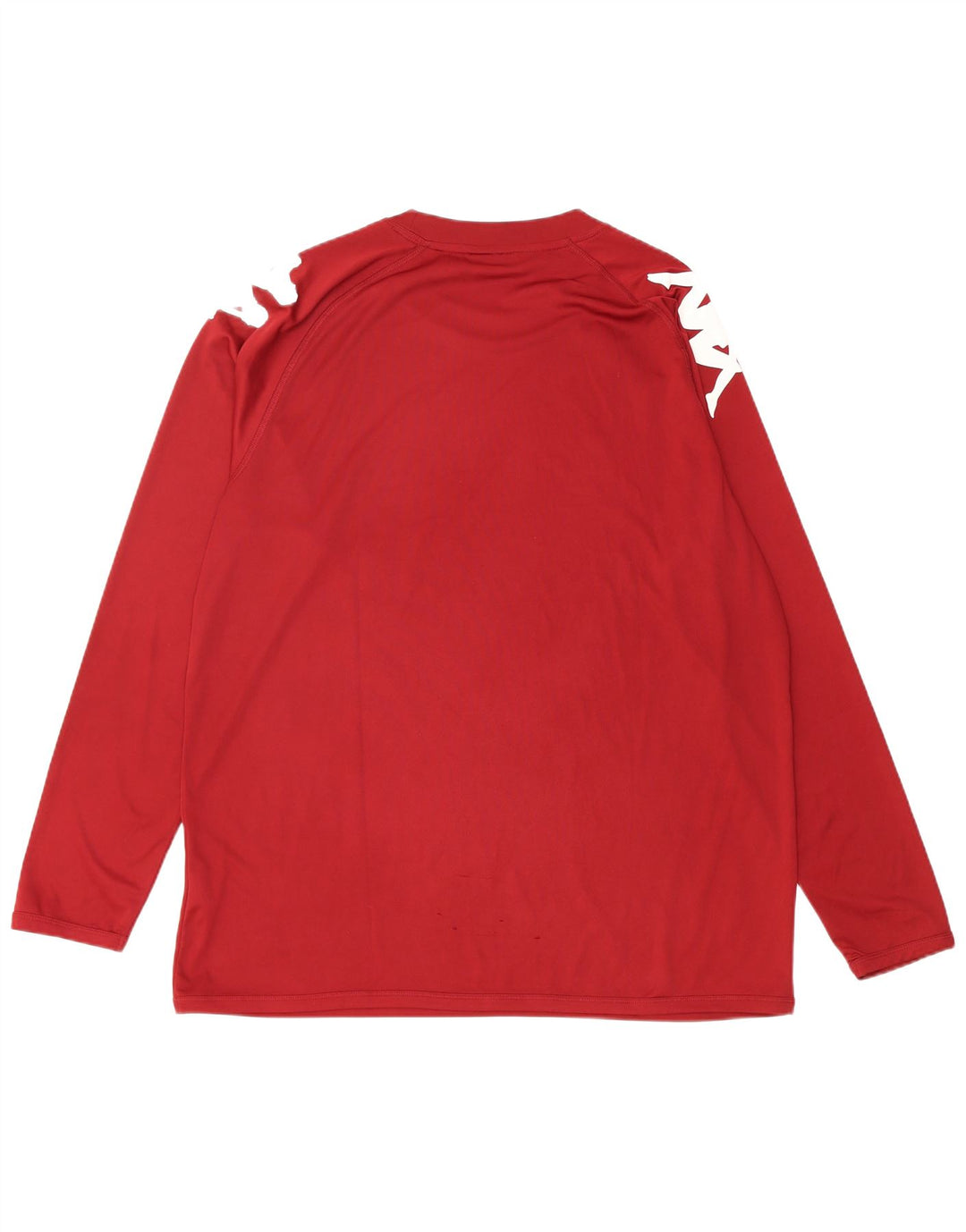 KAPPA Herre grafisk top langærmet 2XL rødbrun polyester