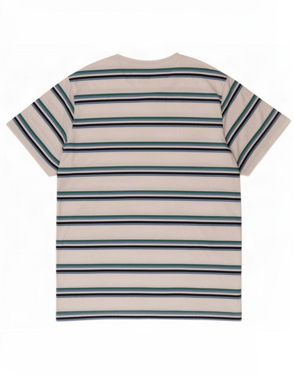 Crew Clothing Herre T-Shirt Top XL Flerfarvet Stribet Bomuld