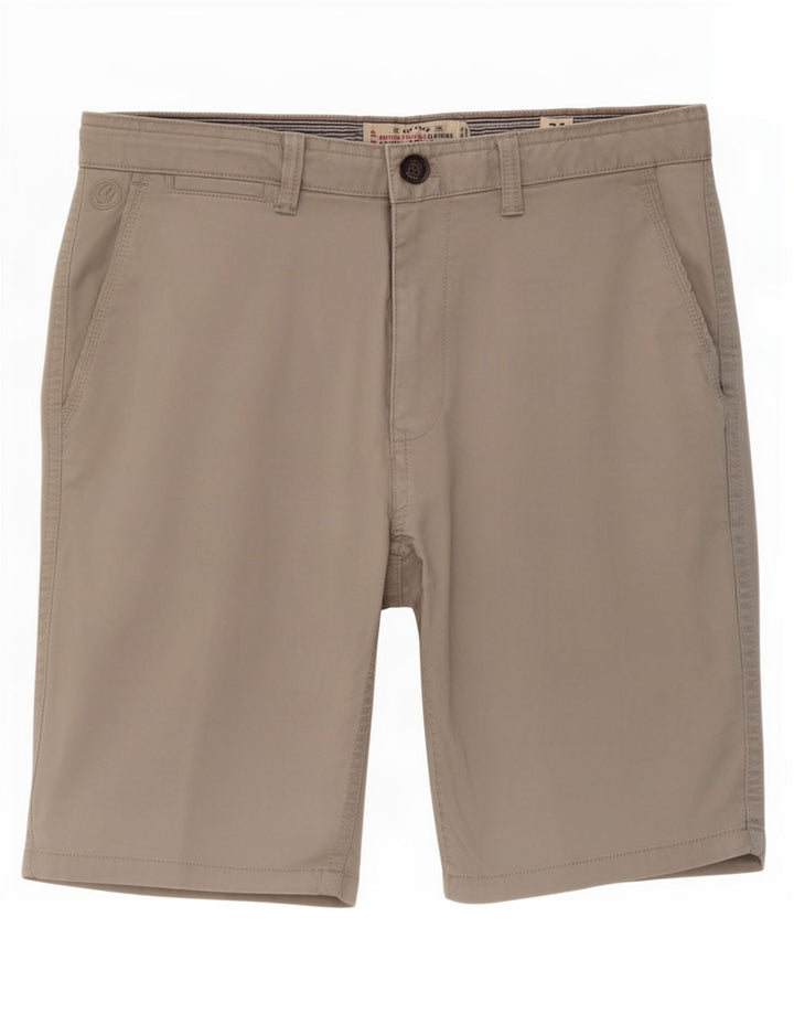 Fat Face Herre Chino Shorts Store W34 Grå Bomuld