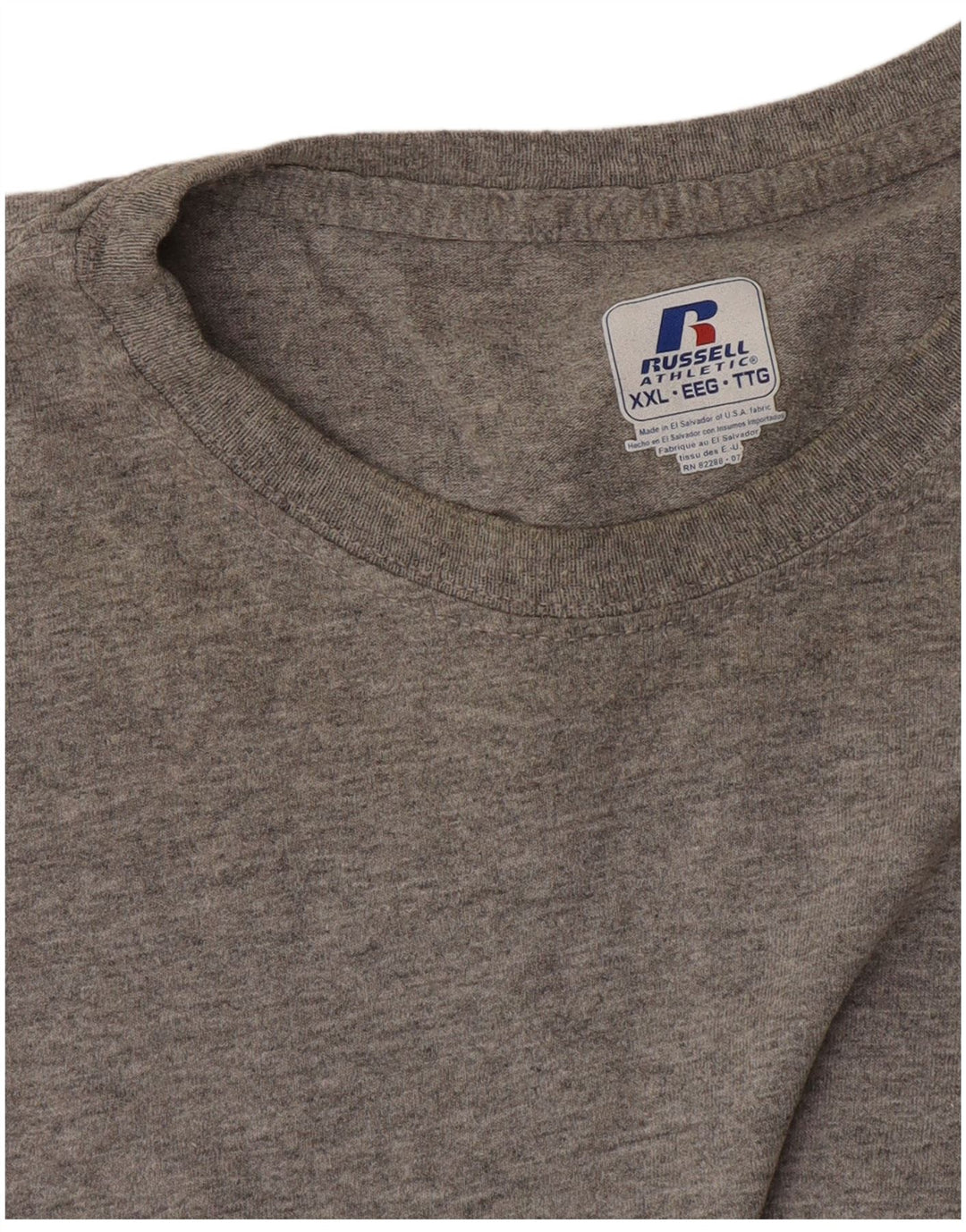 Russell Athletic Herre T-Shirt Top 2XL Grå