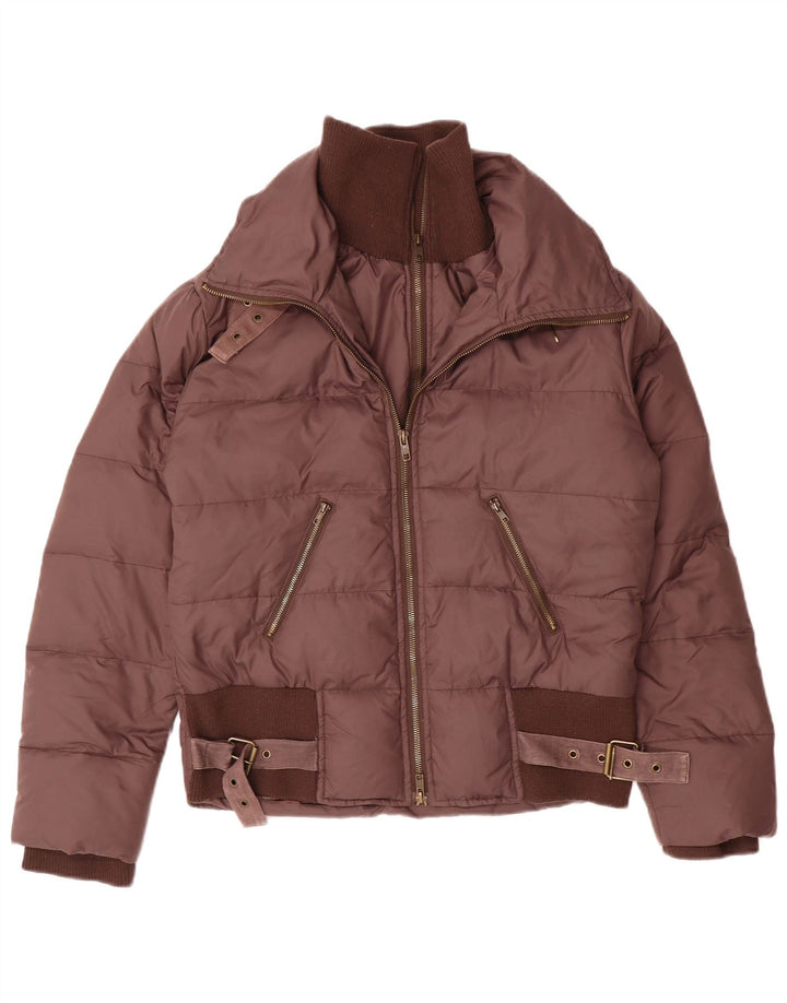 i Blues Dame Oversized Polstret Jakke UK 10 Lille brun polyamid