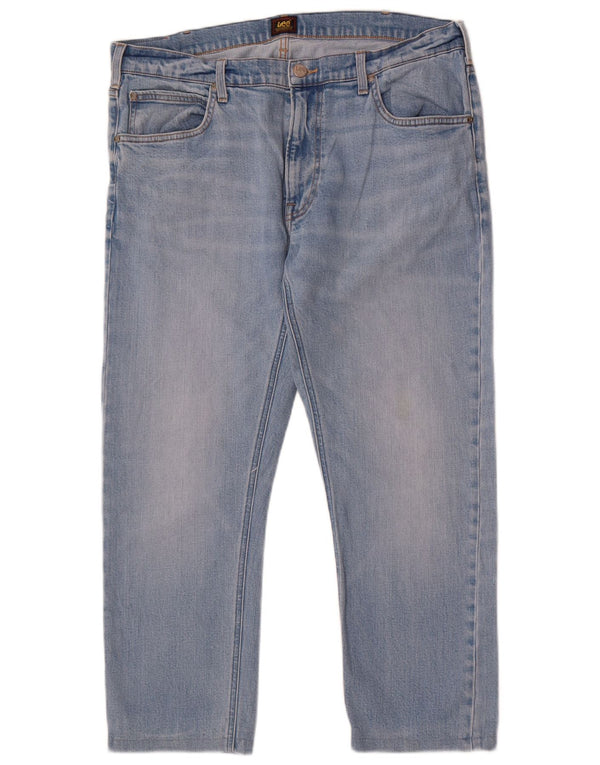 Lee Herre Luke Slim Tapered Jeans W36 L26 Blå Bomuld