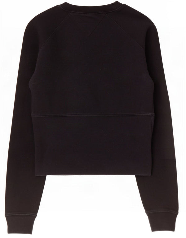 Tommy Hilfiger Dame Sweatshirt Jumper UK 12 Medium Sort