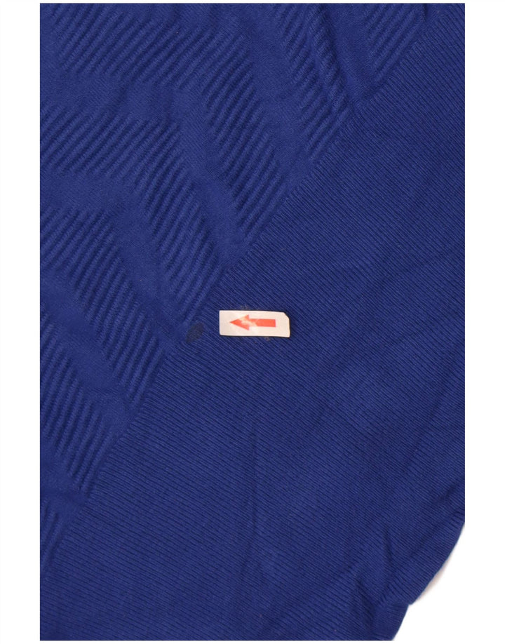 Marks & Spencer Dame sweater med rund hals DK 14 Medium Blue Geometric