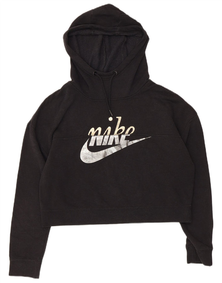 Nike grafisk hættetrøje til kvinder, lille sort