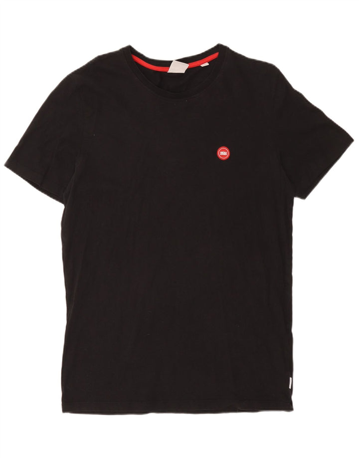 Jack & Jones Herre T-Shirt Top Stor Sort Bomuld