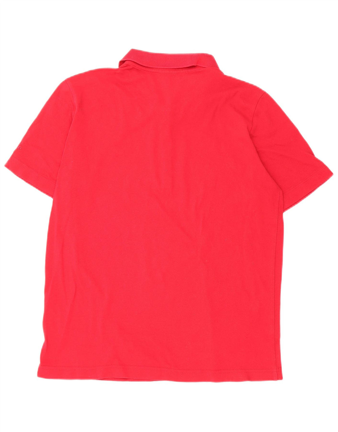 Ellesse Dame Polo Shirt UK 10 Lille Rød Bomuld