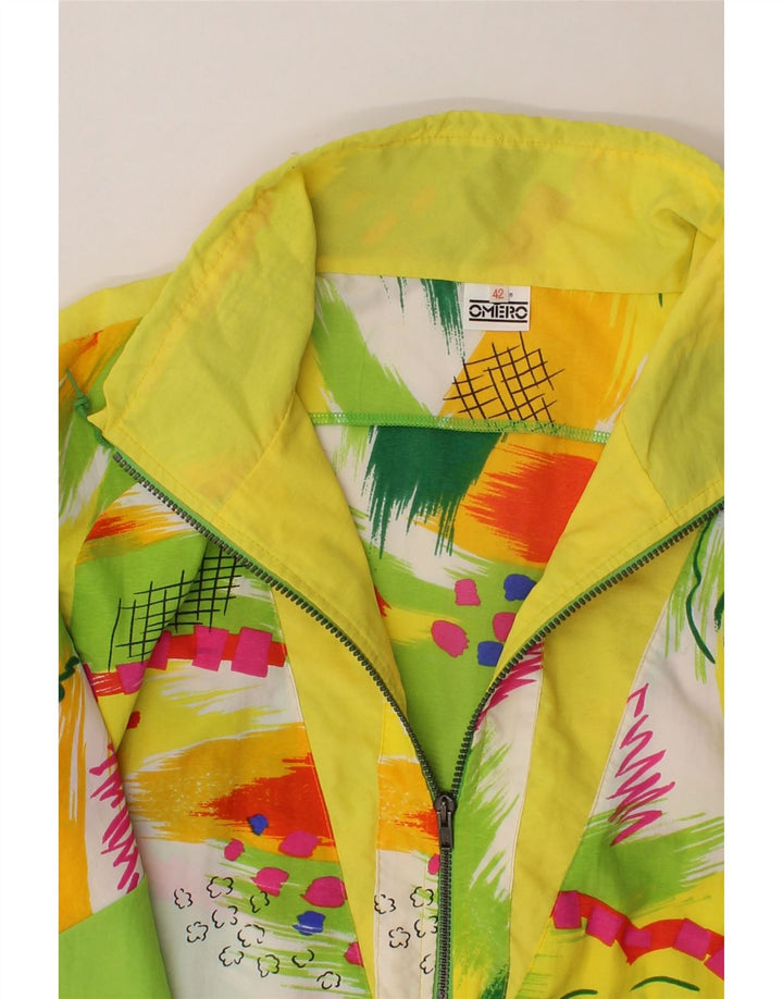 VINTAGE Womens Oversized Pullover Tracksuit Top IT 42 Medium Yellow Vintage Vintage and Second-Hand Vintage from Messina Hembry 