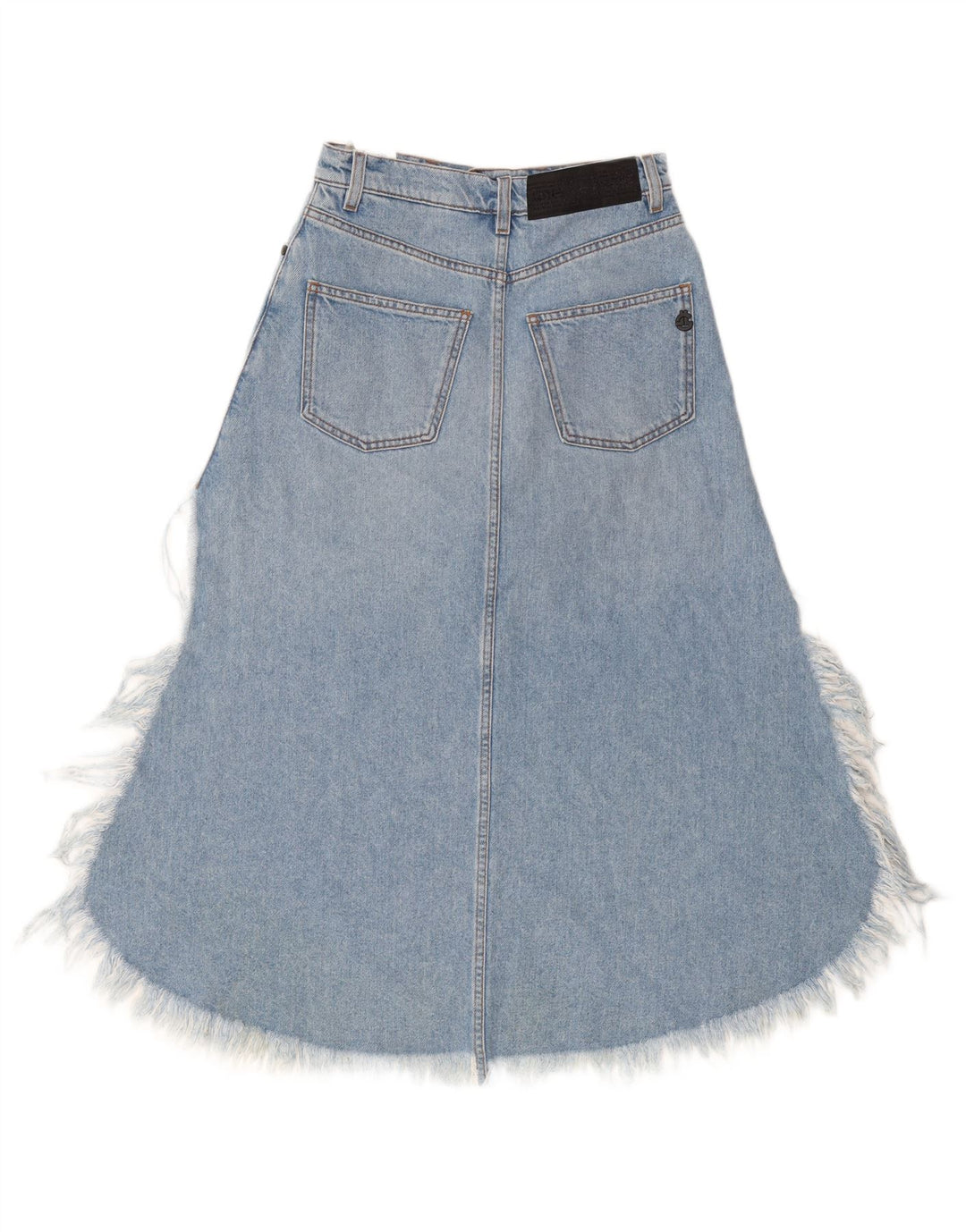 Gaelle Dame Denim Skort W26 Lille Blå Bomuld