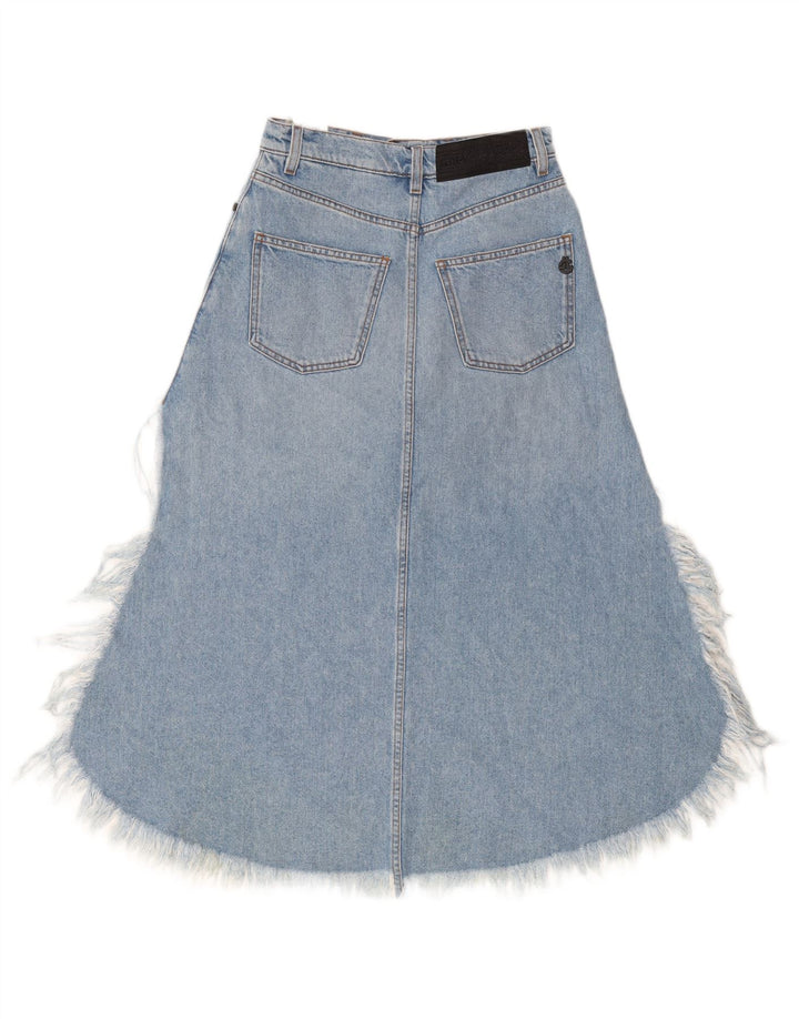 Gaelle Dame Denim Skort W26 Lille Blå Bomuld