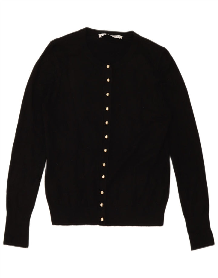 Zara Dame Cardigan Sweater UK 10 Small Black