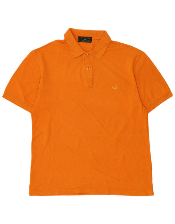 Fred Perry Herre poloshirt Medium Orange Bomuld Klassisk