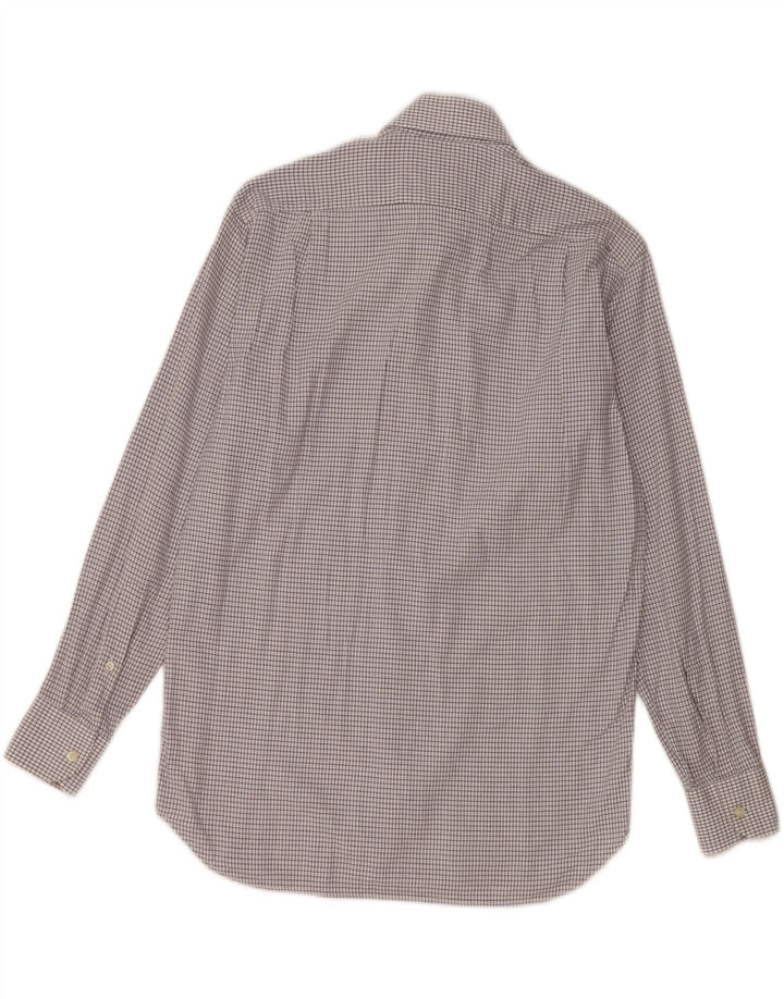 BROOKSFIELD Herre Shirt Maker skjorte str. 39 Medium White Check