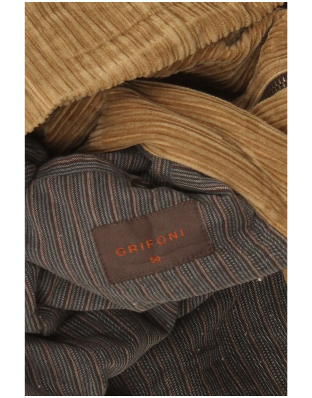 Grifoni Herre Corduroy Jacket IT 50 Large Beige