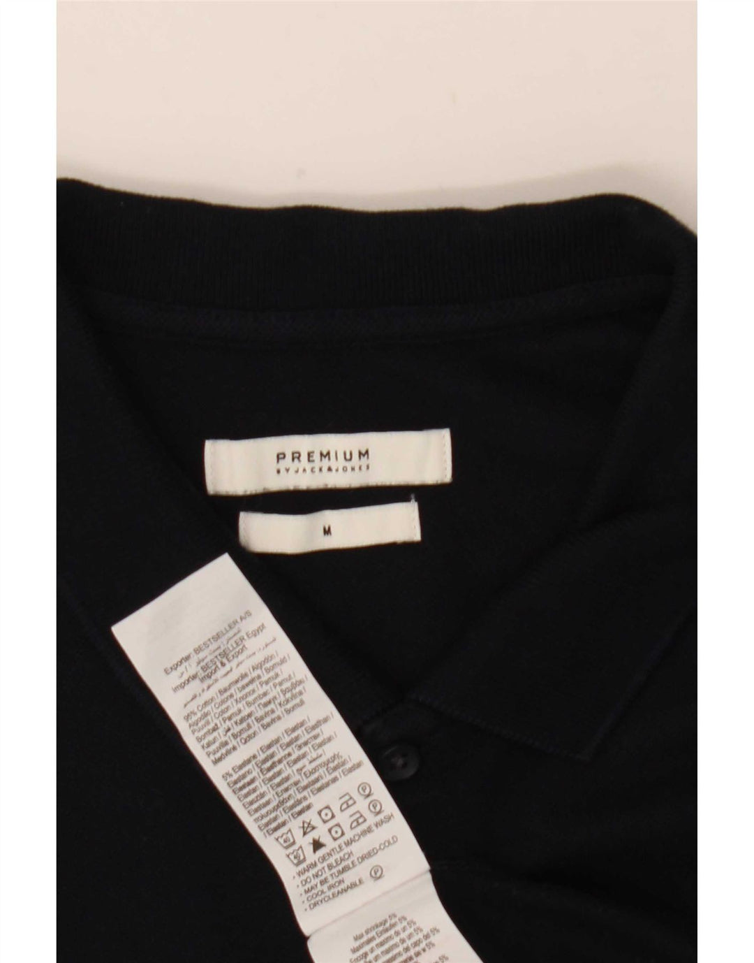 Jack & Jones herre poloshirt Medium marineblå bomuld