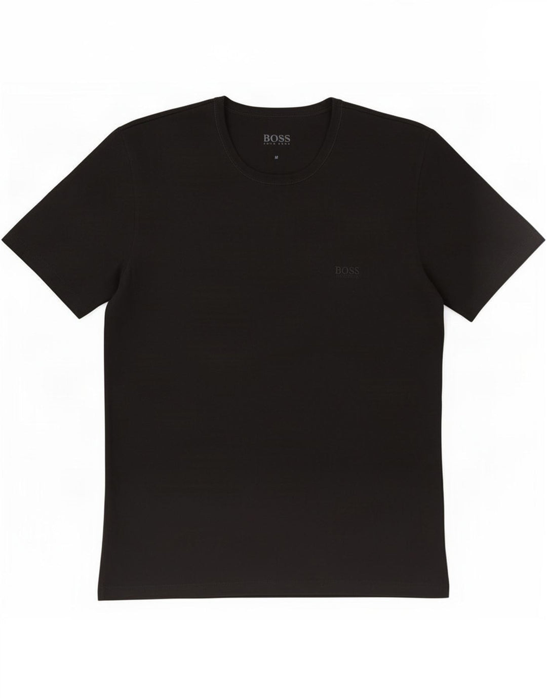 Hugo Boss Herre T-Shirt Top Medium Sort Bomuld