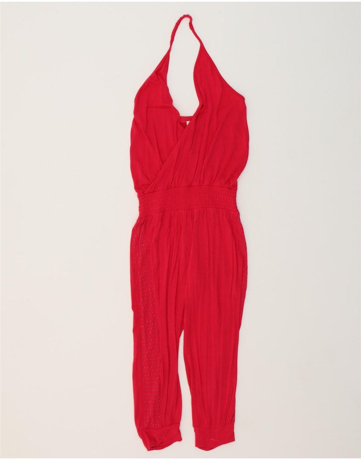 LIU JO JUNIOR Girls Jumpsuit 7-8 Years  Red Viscose Vintage Liu Jo junior and Second-Hand Liu Jo junior from Messina Hembry 