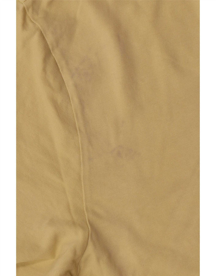 Karl Kani Herre grafisk T-shirt Top Medium Gul Bomuld