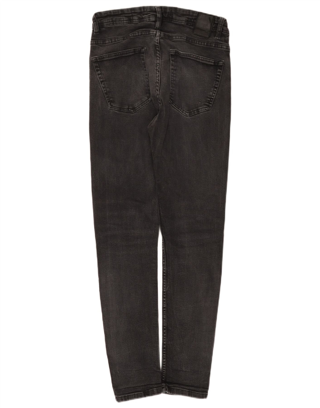 Zara Dame Slim Jeans EU 42 Large W32 L29 Sort Bomuld
