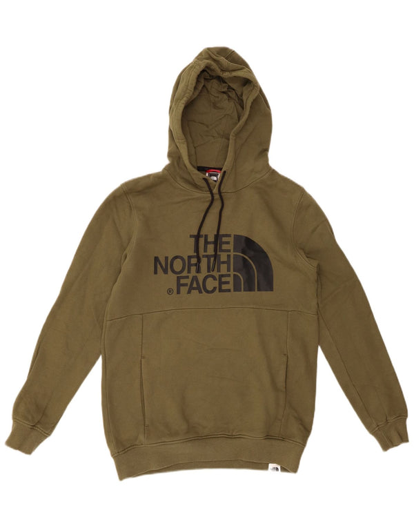 THE NORTH FACE Grafisk hættetrøje til kvinder UK 6 XS Khaki Bomuld