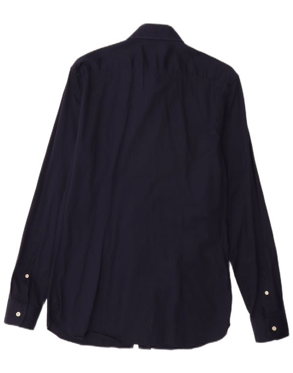 REISS Mens Slim Fit Shirt Medium Navy Blue