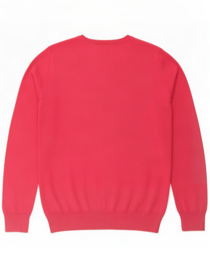 Reiss Herre V-hals sweater Small Pink