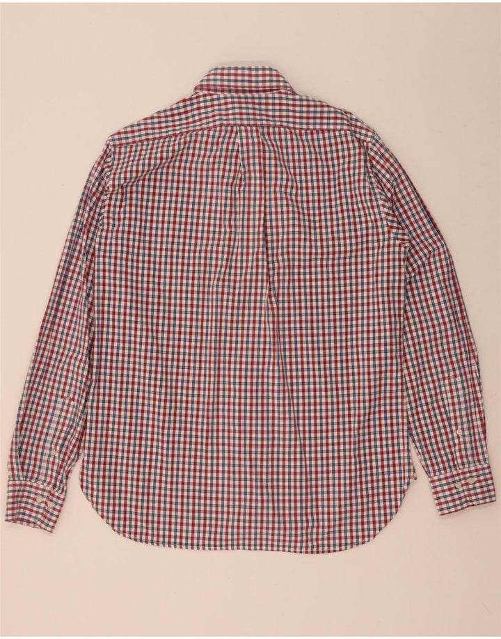 Marina Yachting Herre Regular Fit skjorte str. 42 Large Red Gingham Cotton