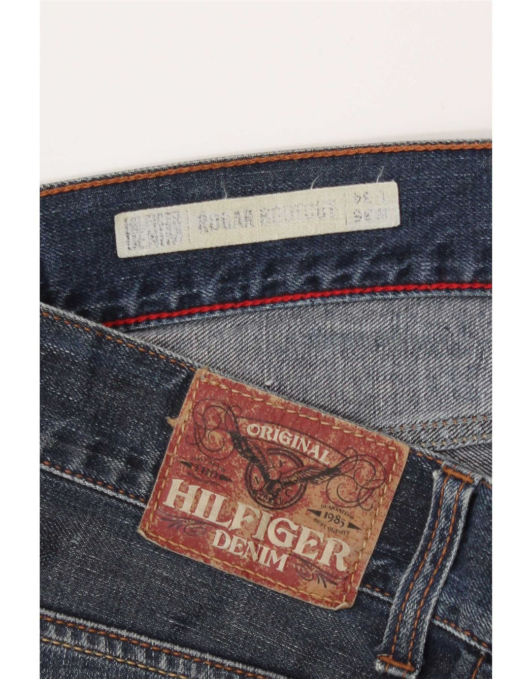 Tommy Hilfiger Herre Regular Fit Bootcut Jeans W36 L34 Blå Bomuld