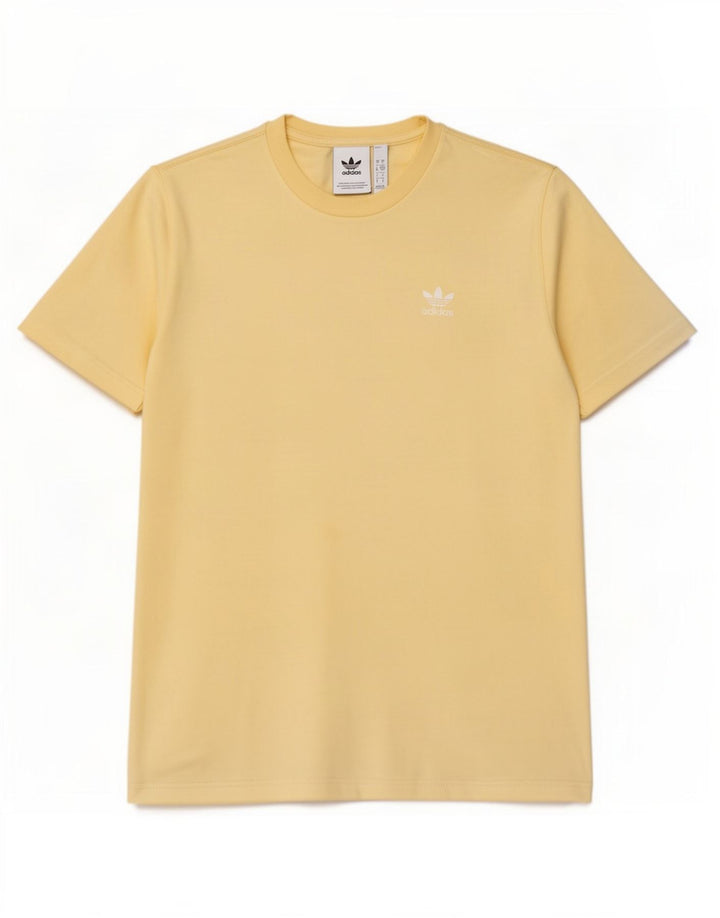 Adidas herre T-shirt top lille gul bomuld