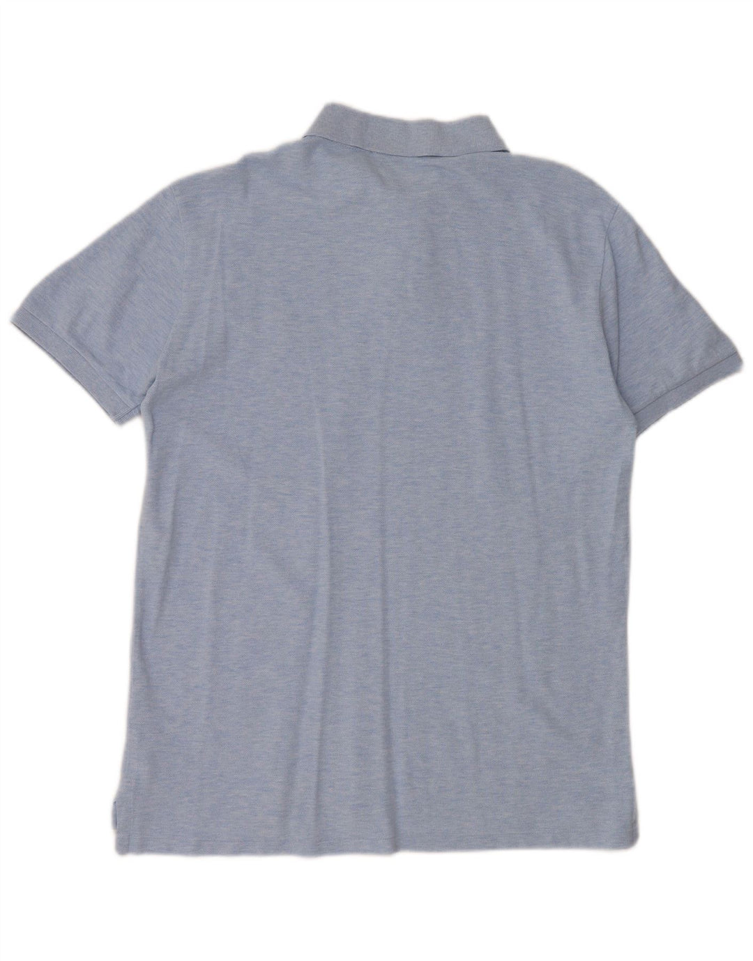 POLO RALPH LAUREN Herre Slim Fit Polo Shirt Large Blue Flecked Bomuld